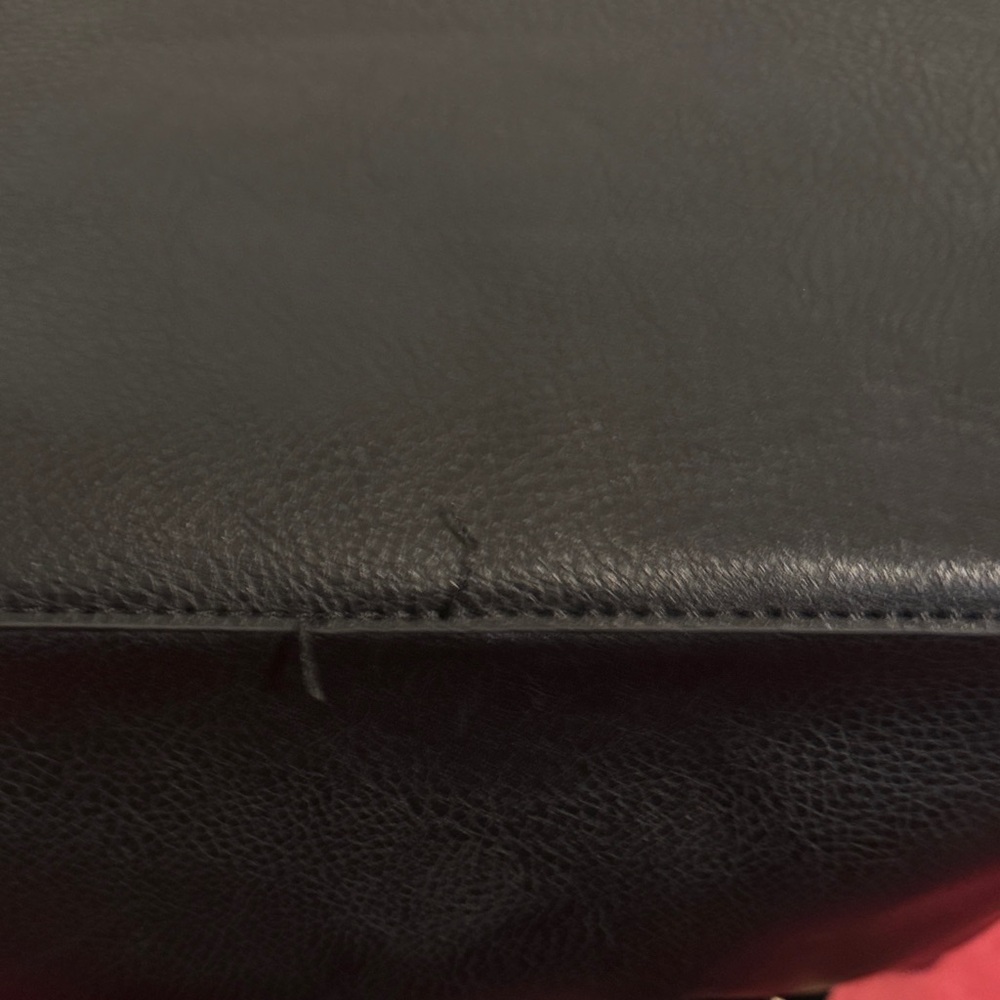 Black Leather Tote Bag - Picture 9 of 14